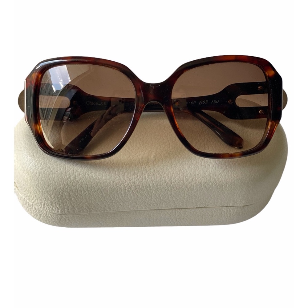 Chloe tortoise sunglasses